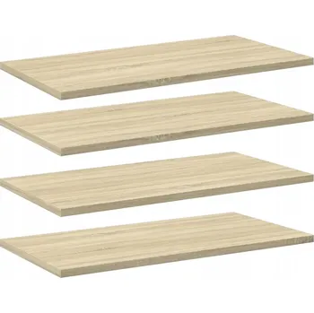 Knihovna Police z dřevotřísky, dub sonoma, 60x30x1,5 cm