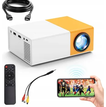 Projektor Mini projektor YG300 Pro Full HD 1080p, kompaktní a přenosný
