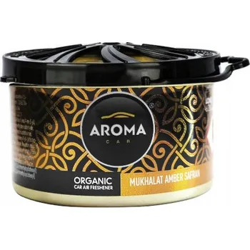 Vůně do auta AROMA CAR Organic osvěžovač vzduchu MUKHALAT AMBER