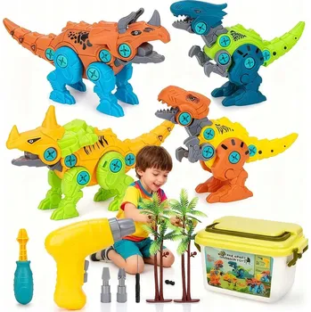 ostatní stavebnice STAVEBNICE HRAČKA PRO DĚTI DINOSAUŘÍ ŠROUBOVÁK