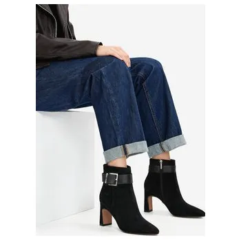 Dámská obuv Polokozačky Nine West CEO-LAMIA-01 Černá 39