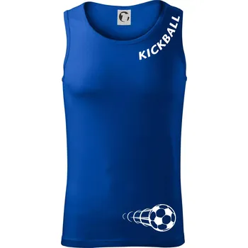 Kickball nápis šikmo - Tílko pánské Core - XL ( Královská modrá )