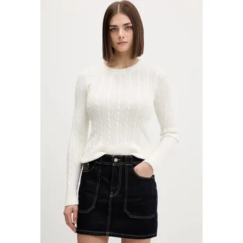 Dámský svetr Svetr Hollister Co. dámský, béžová barva, KI350-5305-101 KI350.5305.101 01X, vel. XXS