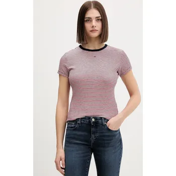 Pánské tričko Tričko Tommy Jeans DW0DW17383 námořnická modř 59C, vel. M