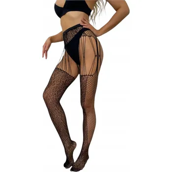 Dámské punčochy Síťované kabaretky Stimex 20den Punčocháče černé, univerzální velikost