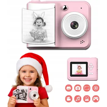 Digitální fotoaparát Dětský instantní fotoaparát s tiskem DRUKUŚ