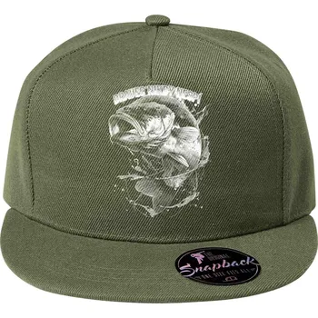 Pánské tričko Dravec nikdy nespí, bílý potisk - Kšiltovka, čepice 5P RAP - nastavitelná