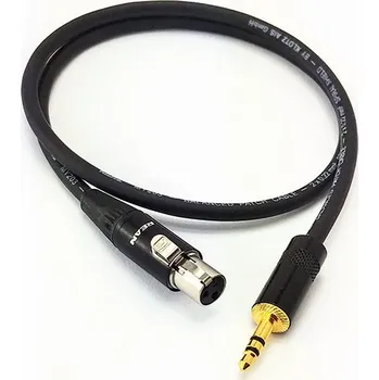 Audio kabel Kabel XLR - jack 3,5 mm Custom, 9 m