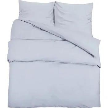 Povlečení Sada Povlečení Mikrovlákno OEKO-TEX Šedá 240x220 cm, 60x70 cm