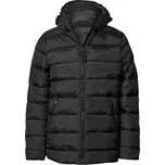 TEE JAYS Lehká dámská prošívaná bunda s kapucí - XL black