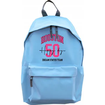 Školní batoh jednokomorový BagBase černý, modrý 18 l