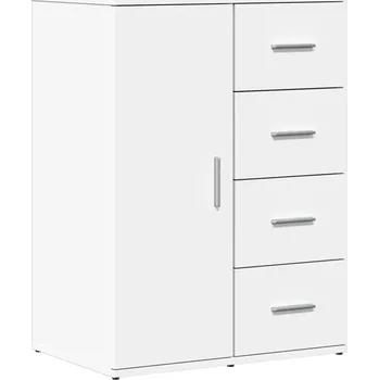 Komoda Skříňka z dřevotřísky bílá 59x39x80 cm