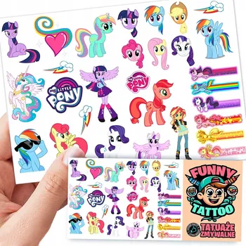 Tetování Tetování My Little Pony FUNNY TATTOO 1 ks