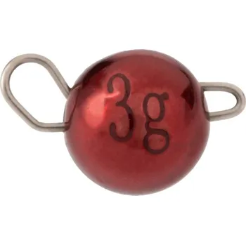 Rybářský háček 3ks Čeburaška Mikado Wolfram Jaws 4g Červená