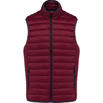 Pánská bunda Kariban Pánská lehká vesta - XXL wine