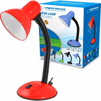 Lampička Stolní lampička Esperanza Arcturus černá, červená, výkon až 25 W