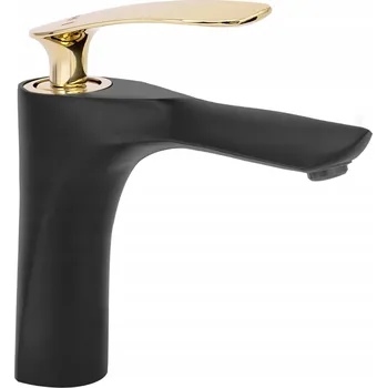 Vodovodní baterie Stojánková umyvadlová baterie Rea Orbit, černá