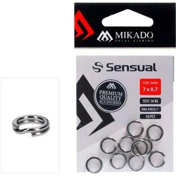 10ks - Kroužky Spojovací Zesílené Mikado Vel. 7x0.7mm