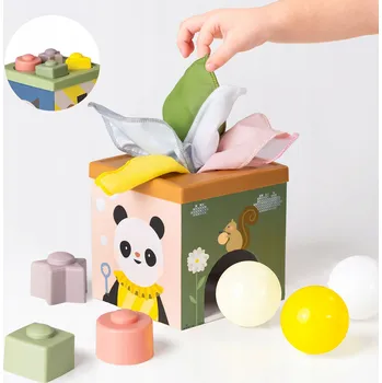 Hračka pro nejmenší Taf Toys Senzorická kostka Hra a Objevování 12 m+