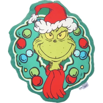 Polštář Vánoční polštář GRINCH 42 cm x 50 cm