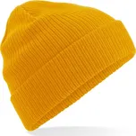 Beechfield Pletená čepice z bio bavlny - onesize mustard