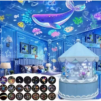 Noční světlo Noční lampa světlo Projektor noční oblohy hvězdné projektor pro děti, led vesmírné světlo