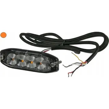 Lampička Výstražná oranžová LED lampa 4 LED Kramp LA20074