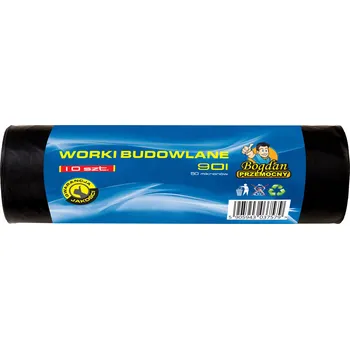 Pytle na odpadky Stavební pytle 90l 10 Ks. Bogdan Przemocny VELMI PEVNÉ!