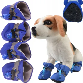 Obleček pro psa BOTY PRO PSA Vodotěsné Ponožky Protiskluzové pro Psa se Stahovací Šňůrkou S