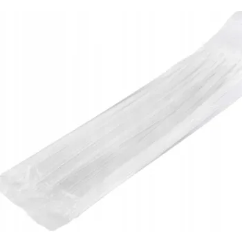 Organizace kabelů NYLONOVÉ UPÍNACÍ PÁSKY STAHOVACÍ PÁSKY 4,8X370MM 100KS BÍLÉ
