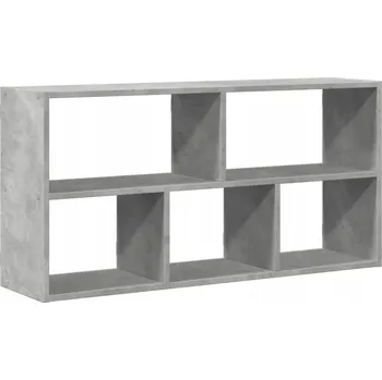 police Nástěnná police z dřevotřísky, šedá Betonu, 100x25x50 cm