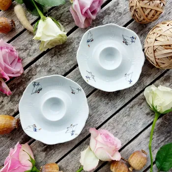 BERNADOTTE talířek na vejce, husy, Thun 1794 (Porcelánový talířek 2. jakost)