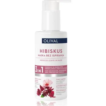 Žehlička na vlasy Olival Hibiscus obnovující bezoplachová maska 150 ml
