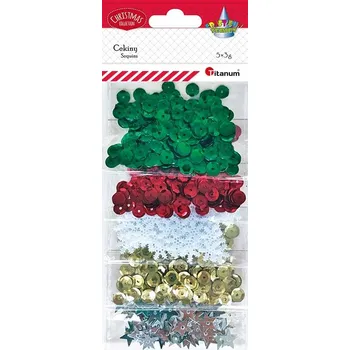 Vánoce Vánoční ozdobné konfety 15g - Vánoce TITANUM CRAFT-FUN