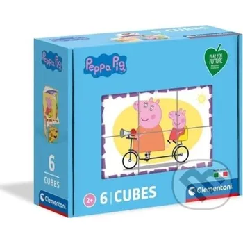 Desková hra Obrázkové kostky Prasátko Peppa - Clementoni Clementoni