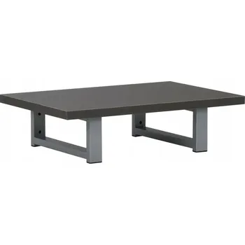 Koupelnový nábytek Závěsná koupelnová police, dřevotříska + kov, šedá, 60x40x16,3 cm