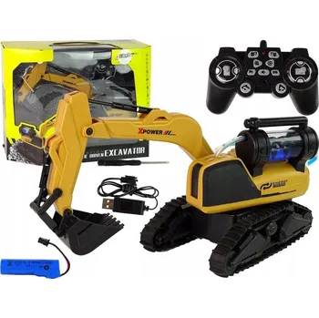 autíčko Dálkově Ovládané Vozidlo Bagr Stavební Auto Pro Fanoušky Techniky