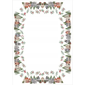 ubrus Barevný VODĚODOLNÝ ubrus na stůl Vánoce 110x160 cm