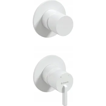 Vodovodní baterie Podomítková sprchová baterie Deante Silia, bílá