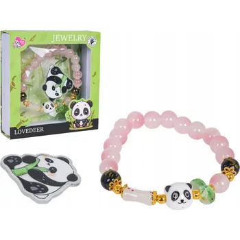 Náramek Roztomilý DĚTSKÝ NÁRAMEK + přívěsek PANDA dětské šperky