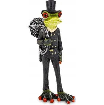 Figurka Figurka žába kominík pro štěstí, žabka dekorace jako dárek do sbírky