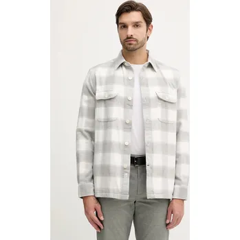 Pánská košile Bavlněná košile Tommy Hilfiger MW0MW40483 šedá 09X, vel. XL