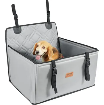 přepravka pro zvíře Autosedačka XL pro psa kočku Přepravka do auta šedá