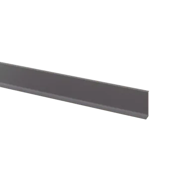 Obklad Lamele 3D VZOREK - Soklová lišta - GRAFIT, 13 x 1,5 x 100 mm, HLINÍK
