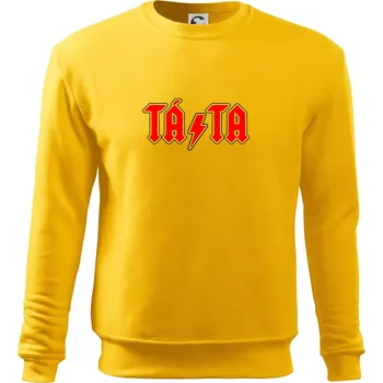 Pánská mikina Rocková rodina - táta - Mikina Essential pánská - 3XL ( Žlutá )