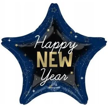 Balónek Fóliový balónek Šťastný Nový Rok Silvestr
