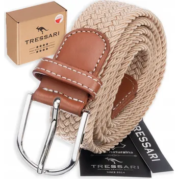 Opasek Béžový pásek Tressari - unisex