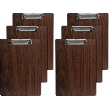 Obraz Guokoff dřevěná podložka na psaní A5, 6 kusů, hnědá