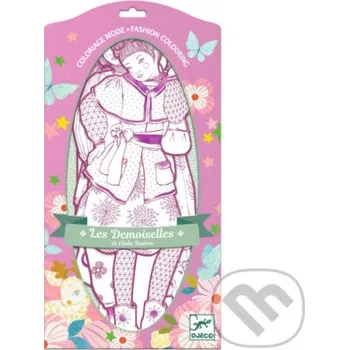 Desková hra Veľké maľovanky: Rosemary a priateľky (4 ks) - Djeco Djeco