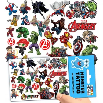 Tetování Filmová a herní nálepka na tetování Dětské vodní tetování Omyvatelné k narozeninám Dárek Dočasný dárek pro děti Originální opakovaně použitelné Spousta Vzorů